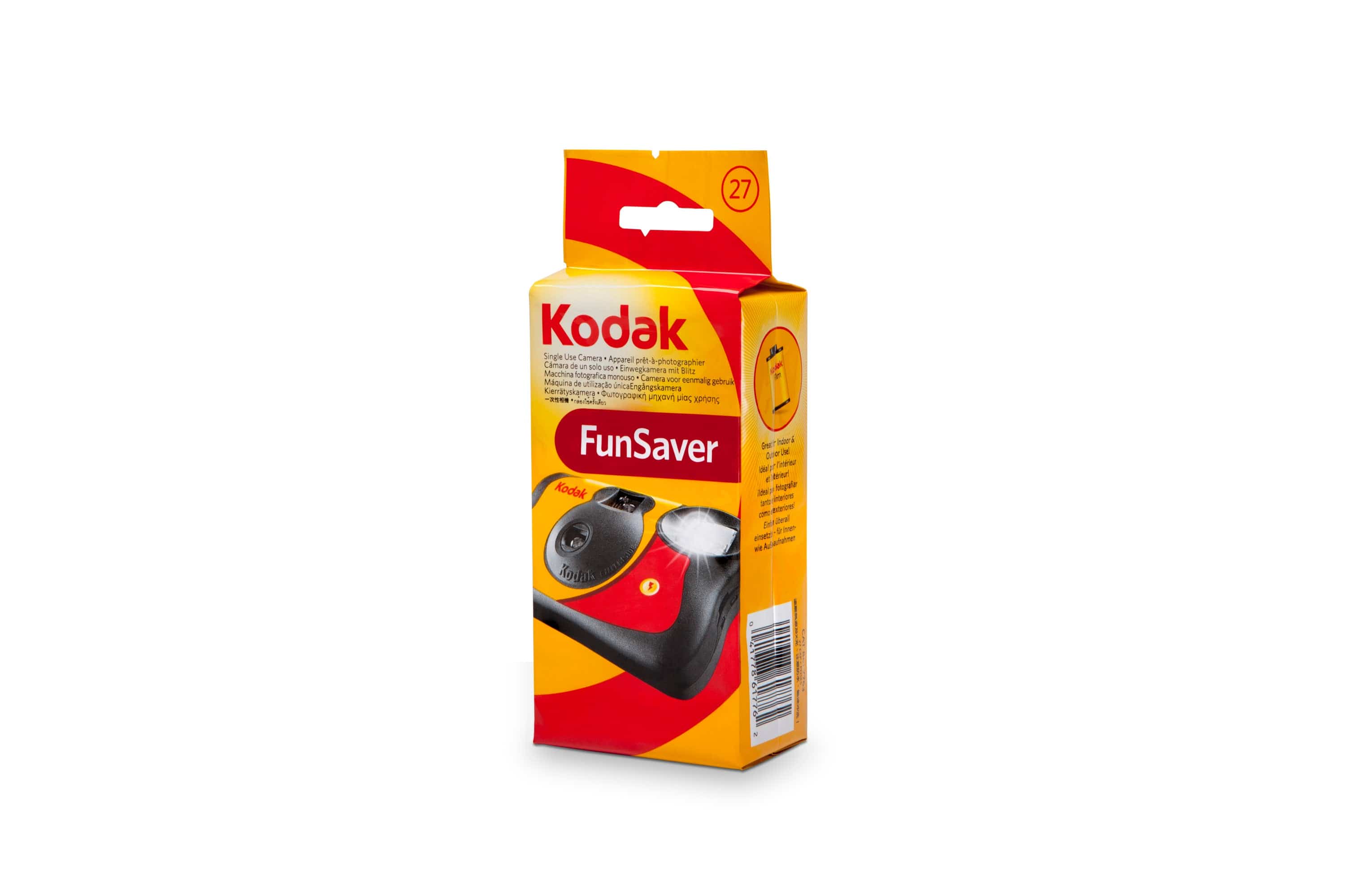 KODAK, Funsaver 27 One Time Use Disposable Camera w/Flash ISO 800 -  (10-Pack) *FREE SHIPPING*, 8617763-10