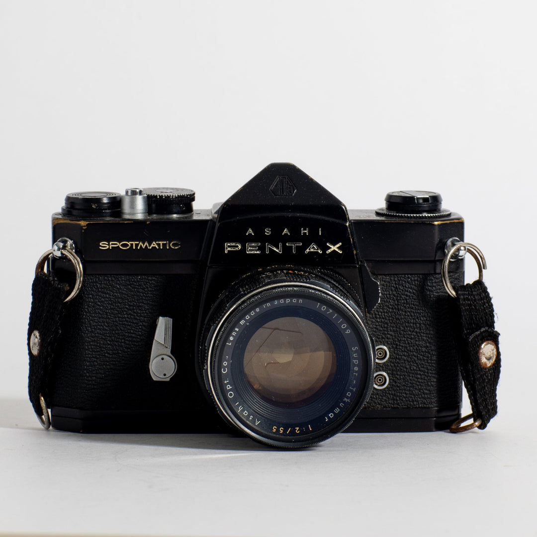 Black Honeywell Pentax Spotmatic SP w/ 55mm f/2 Super-Takumar