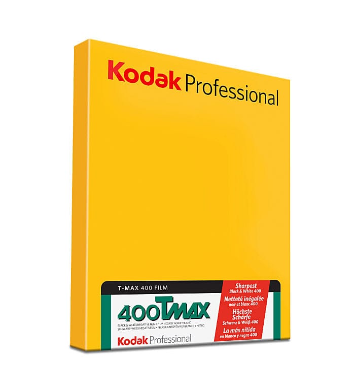 Kodak TMY T-Max 400, 4x5 Format, Black and White Film (10 Sheets of Film)