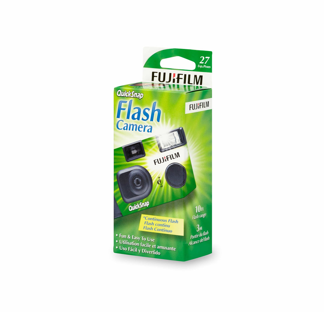 Fuji Quicksnap Flash 35mm One-Time-Use Disposable Camera (27 Exp.)