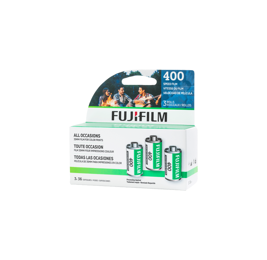 Film Photo Fuji Speed 400-36 - Lot De 3 Pellicules Couleur - ISO 400, 36 Poses - Technologie Couplage Cristal-colorant | Pour Appareils Argentiques