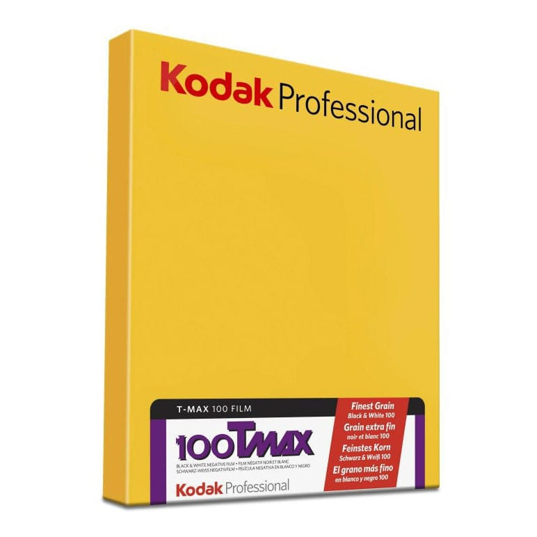 Kodak TMX T-Max 100, 4x5 Format, Black and White Film (10 Sheets of Film)