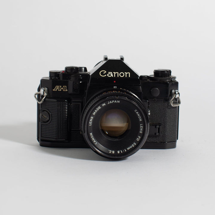 Canon A-1 with 50mm f/1.8 Lens