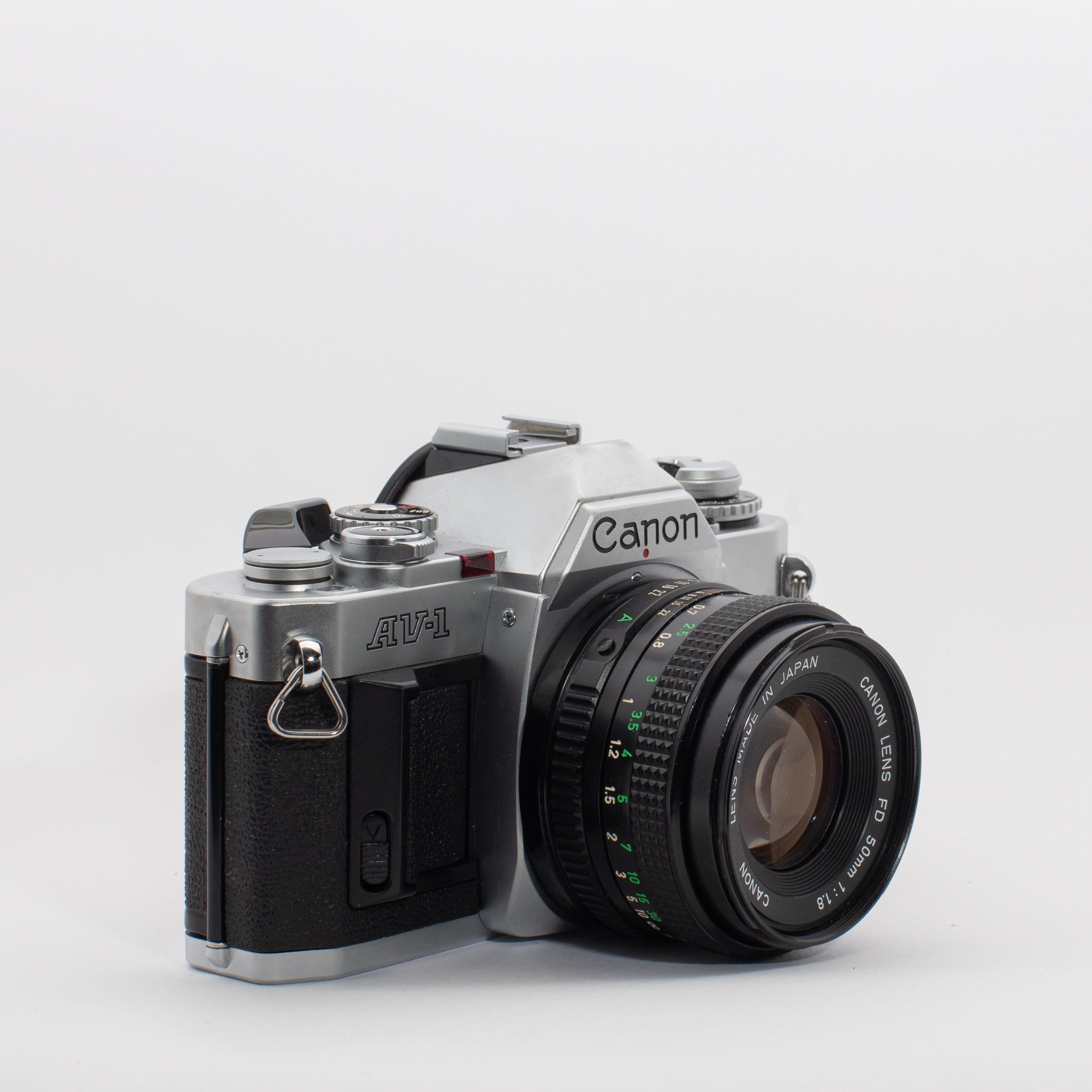 Canon AV-1 with 50mm f/1.8 FD Lens – Film Supply Club