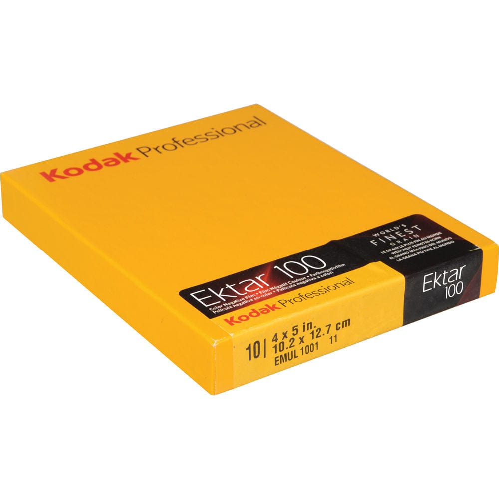 Kodak Ektar 100, 4x5 Format, Color Film (10 Sheets of Film)