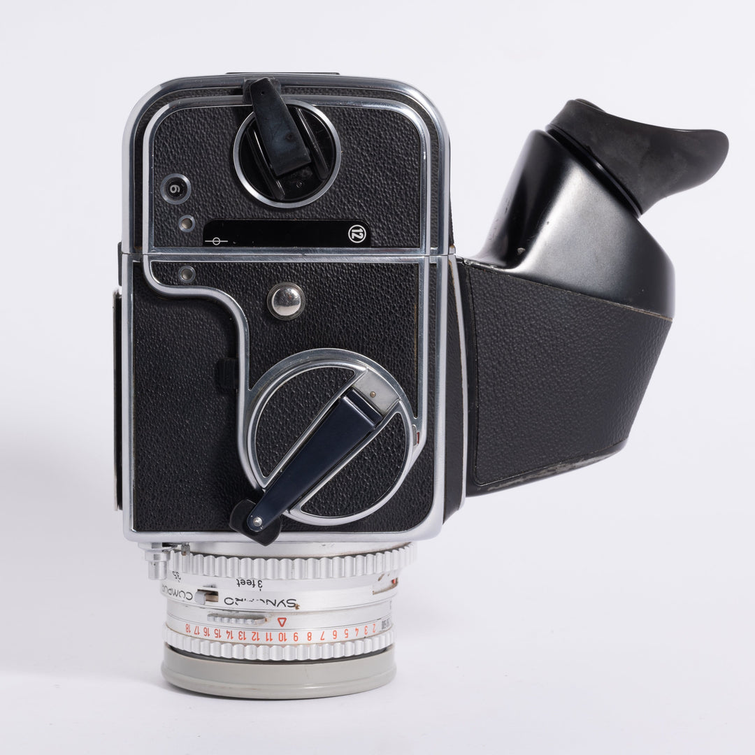 Hasselblad 500C with Zeiss Planar T* 80mm f/2.8 and Prism Finder