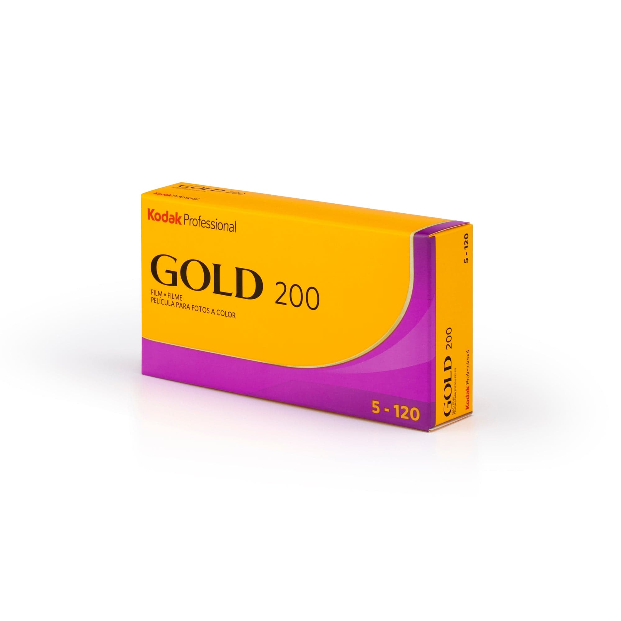 Kodak Gold 200 120, Color Medium Format Film (Propack of 5) – Film