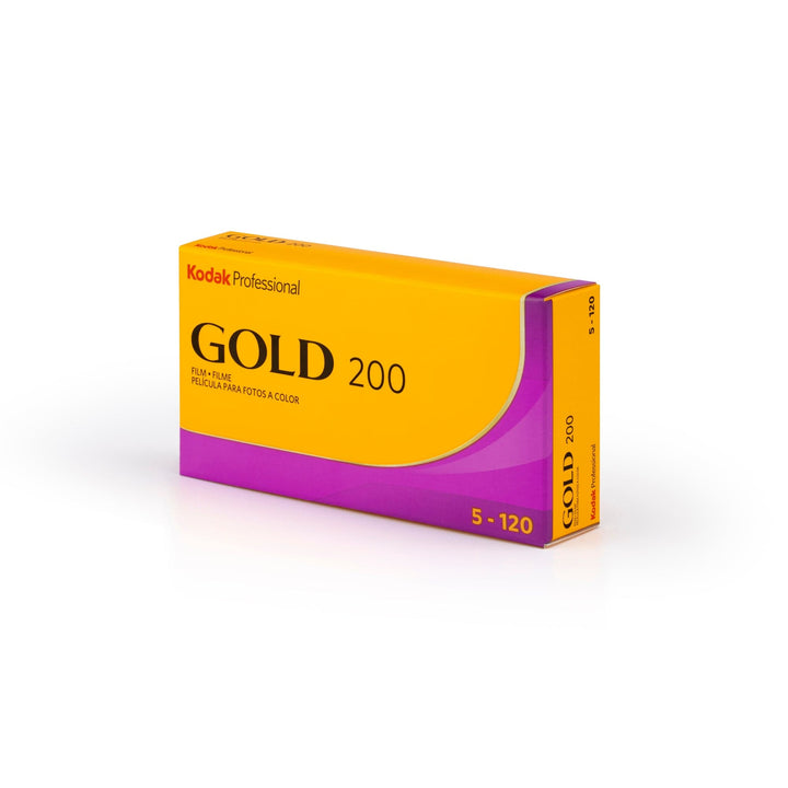 Kodak Gold 200 120, Color Medium Format Film (Propack of 5)