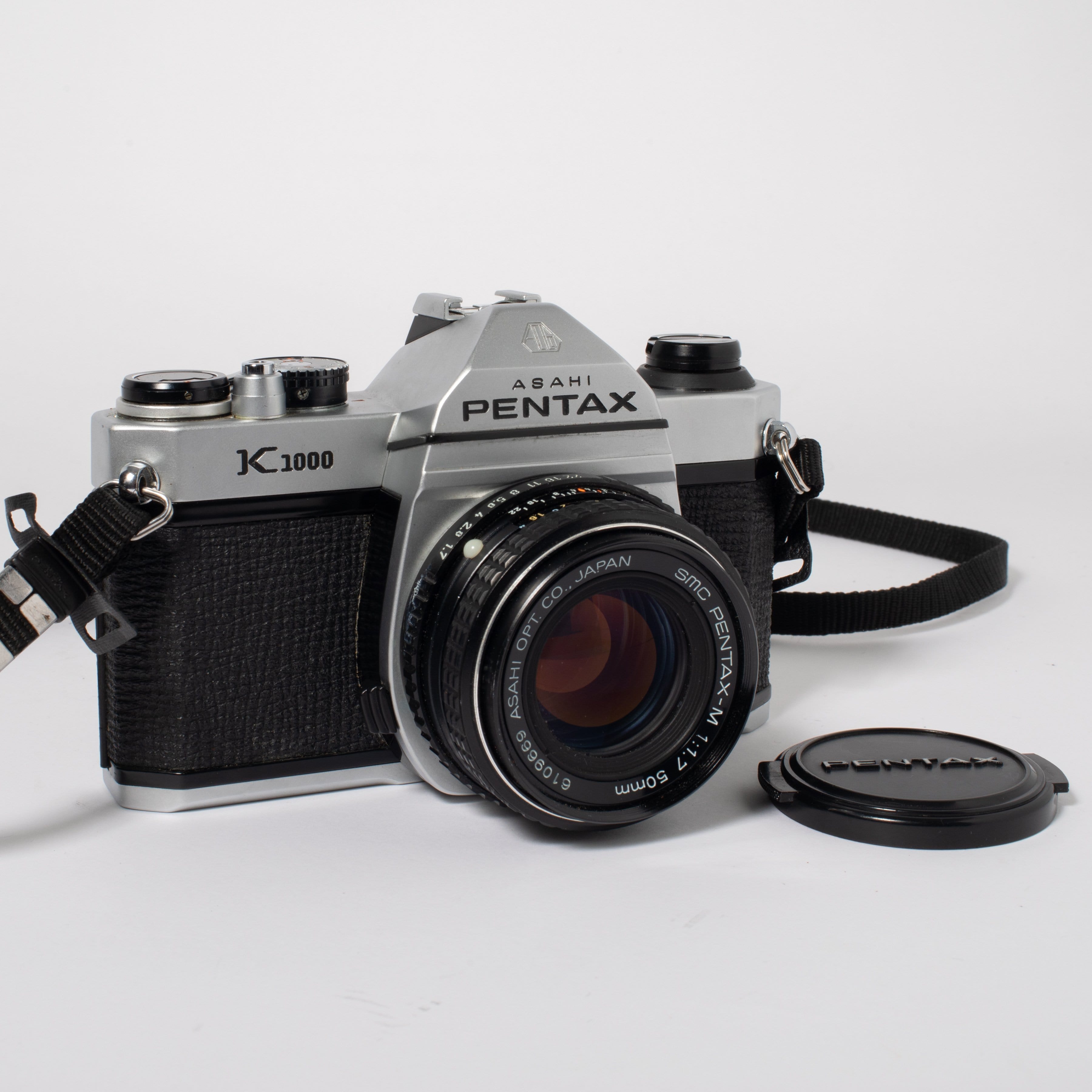 Pentax K1000 Vintage SLR 35mm Film Camera With Pentax F/1.7 50mm