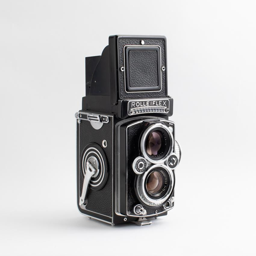 Rolleiflex 3.5E 75mm f3.5 Zeiss Planar lens Nr. 1775115 – Film