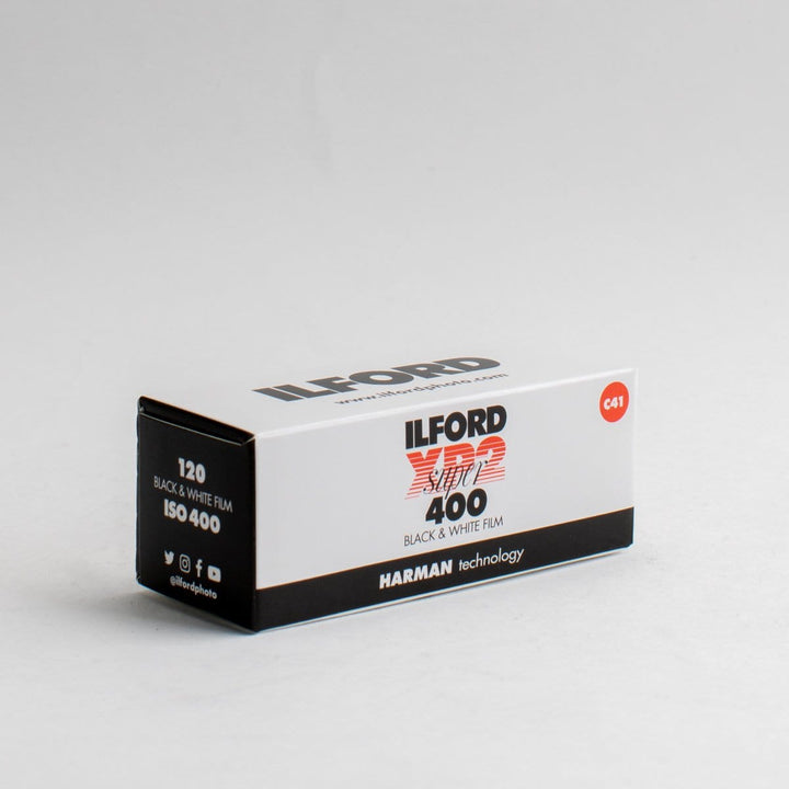 XP2 Super 400, 120 Format, Black and White C41 Film (Single Roll)