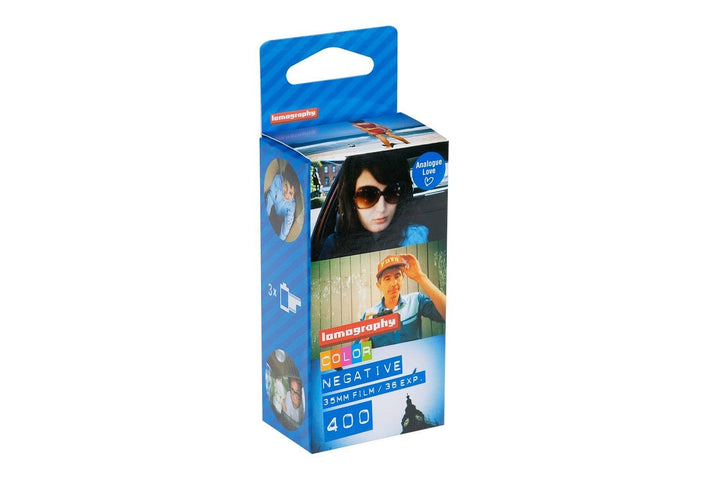 Lomography 400 35mm 36 Exposures Color Negative Film (Pack of 3 Rolls)