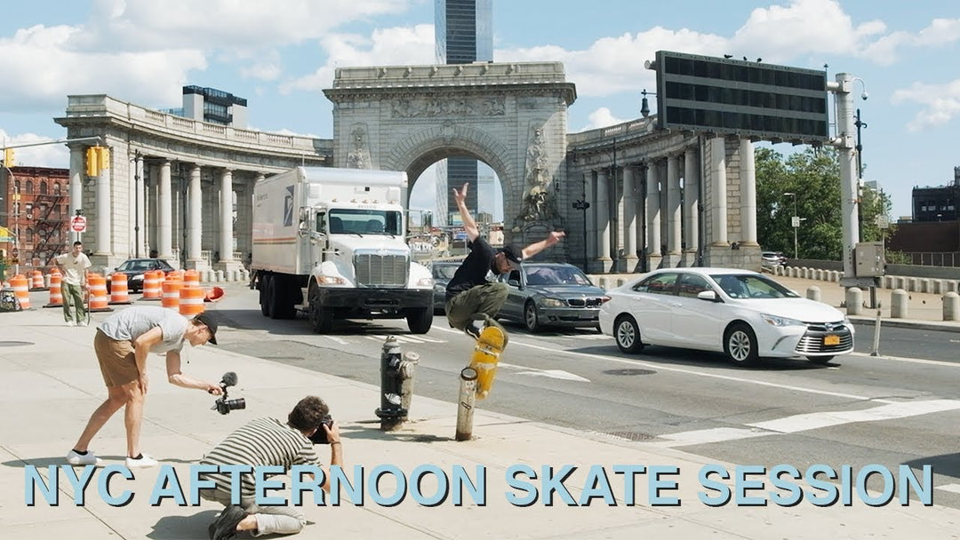 Shooting NYC Street Skateboarding on Film