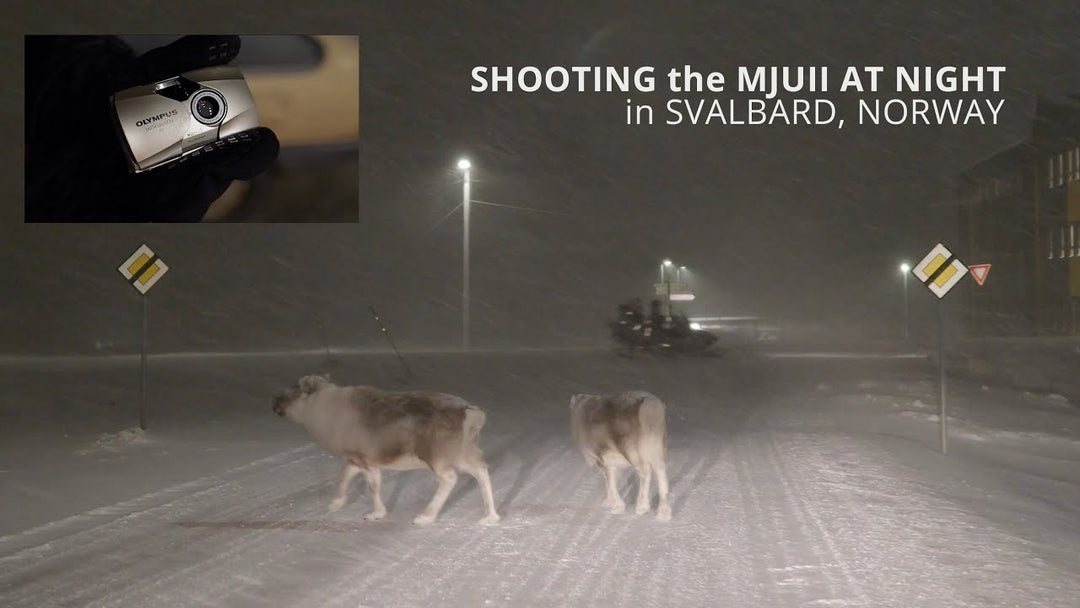 Svalbard with the Olympus Stylus Epic MJUII at Night