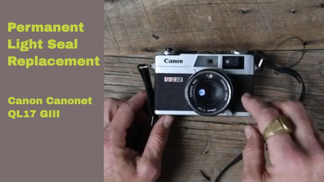 Canonet QL17 Seal Replacement // How to Replace Light Seals