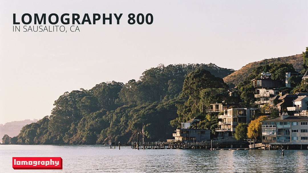 Lomography 800 in a Pentax 67 - Sausalito CA