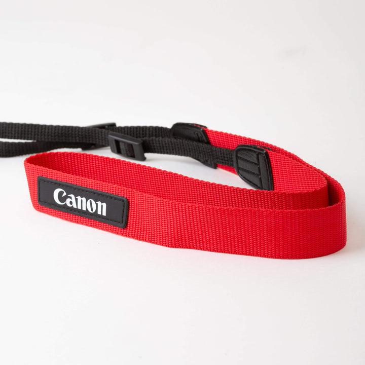 Vintage Red Canon Camera Strap