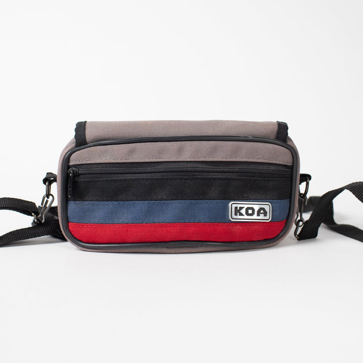 Vintage Striped KOA Camera Bag