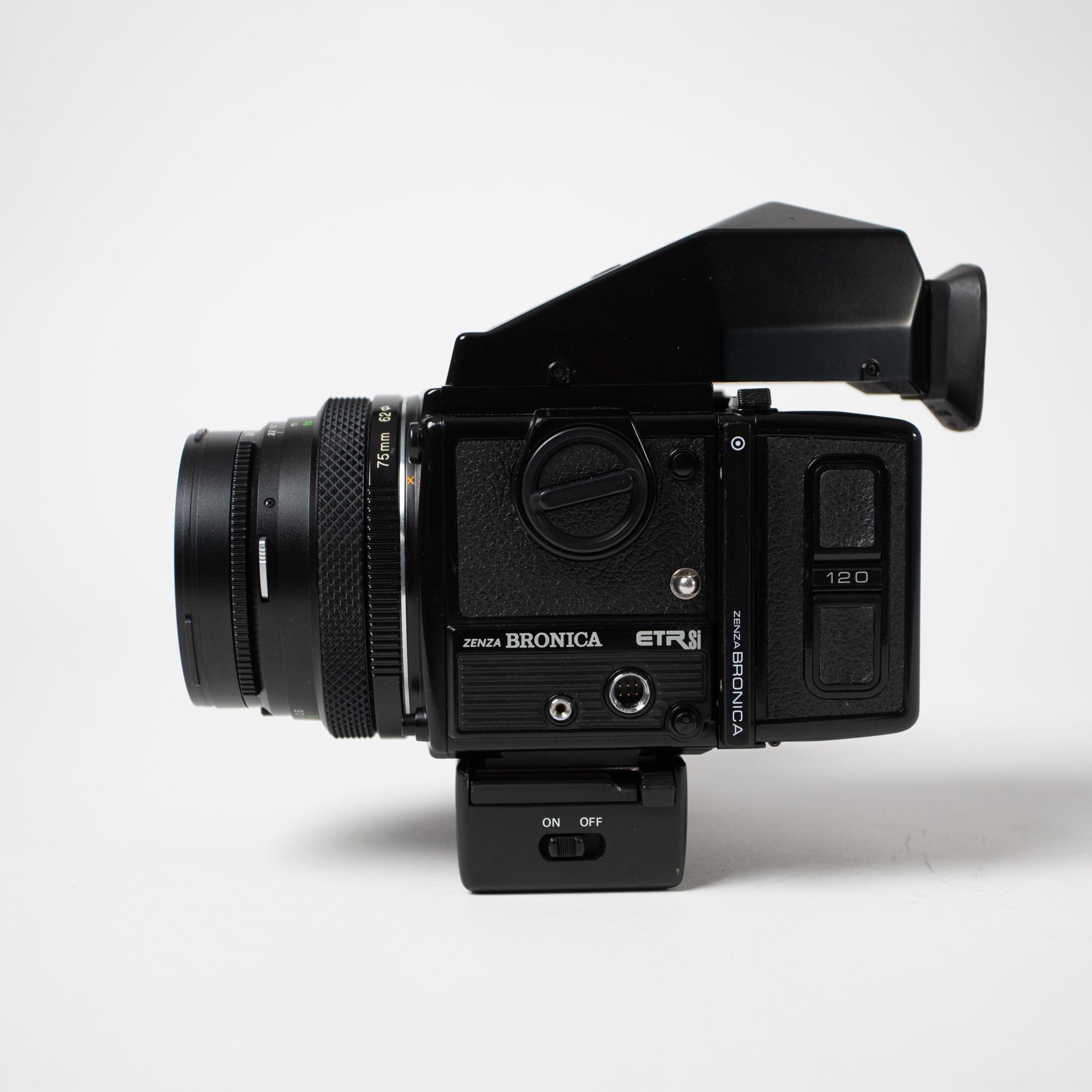 Bronica ZENZA EC 75mm F/2.8 + フィルムバック*2 Zenza Bronica S2 Film Camera w Nikkor P 75mm F2.8 lens.AS IS
