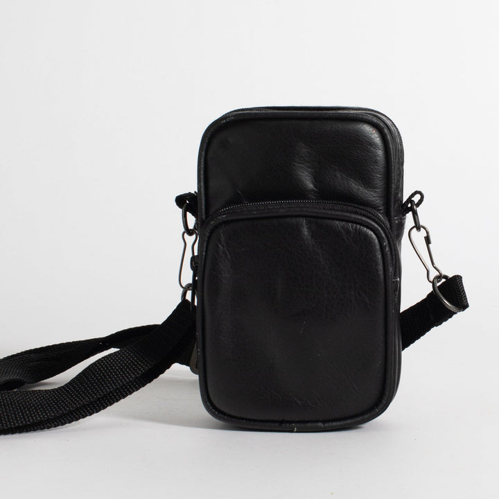 Vintage Black Point and Shoot Pouch With Strap