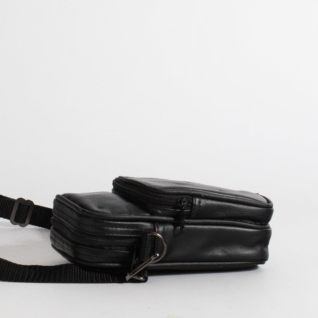 Vintage Black Point and Shoot Pouch With Strap