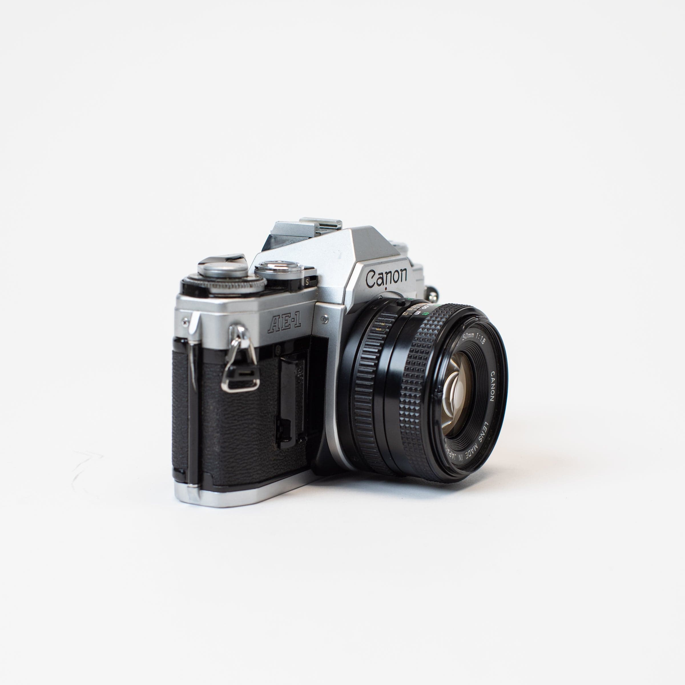 Canon AE-1 Program with 50mm f/1.8 FD Lens no. 1561066 – Film