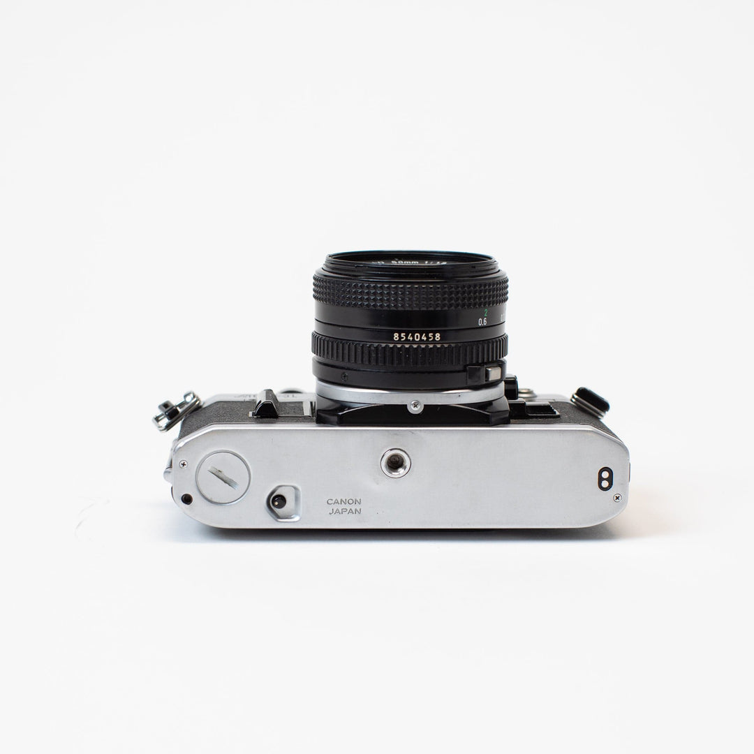 Canon AE-1 Program with 50mm f/1.8 FD Lens no. 1561066