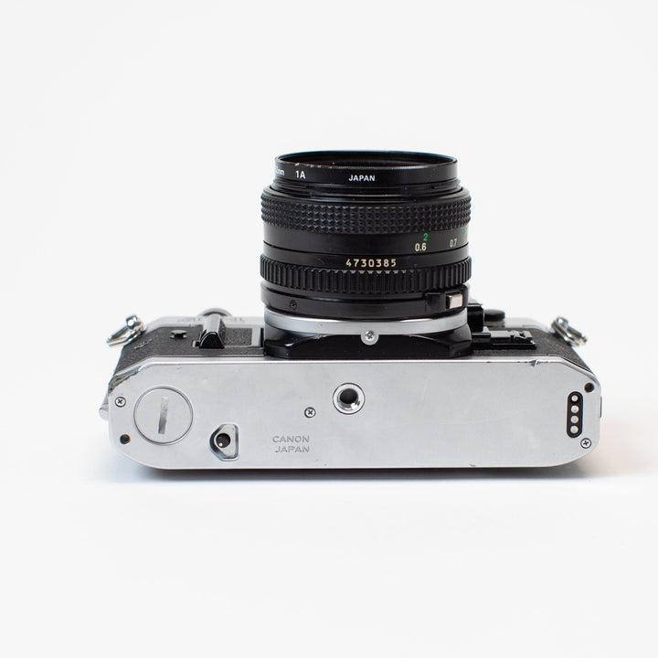 Canon AE-1 Program with 50mm f/1.8 FD Lens no. 1561066