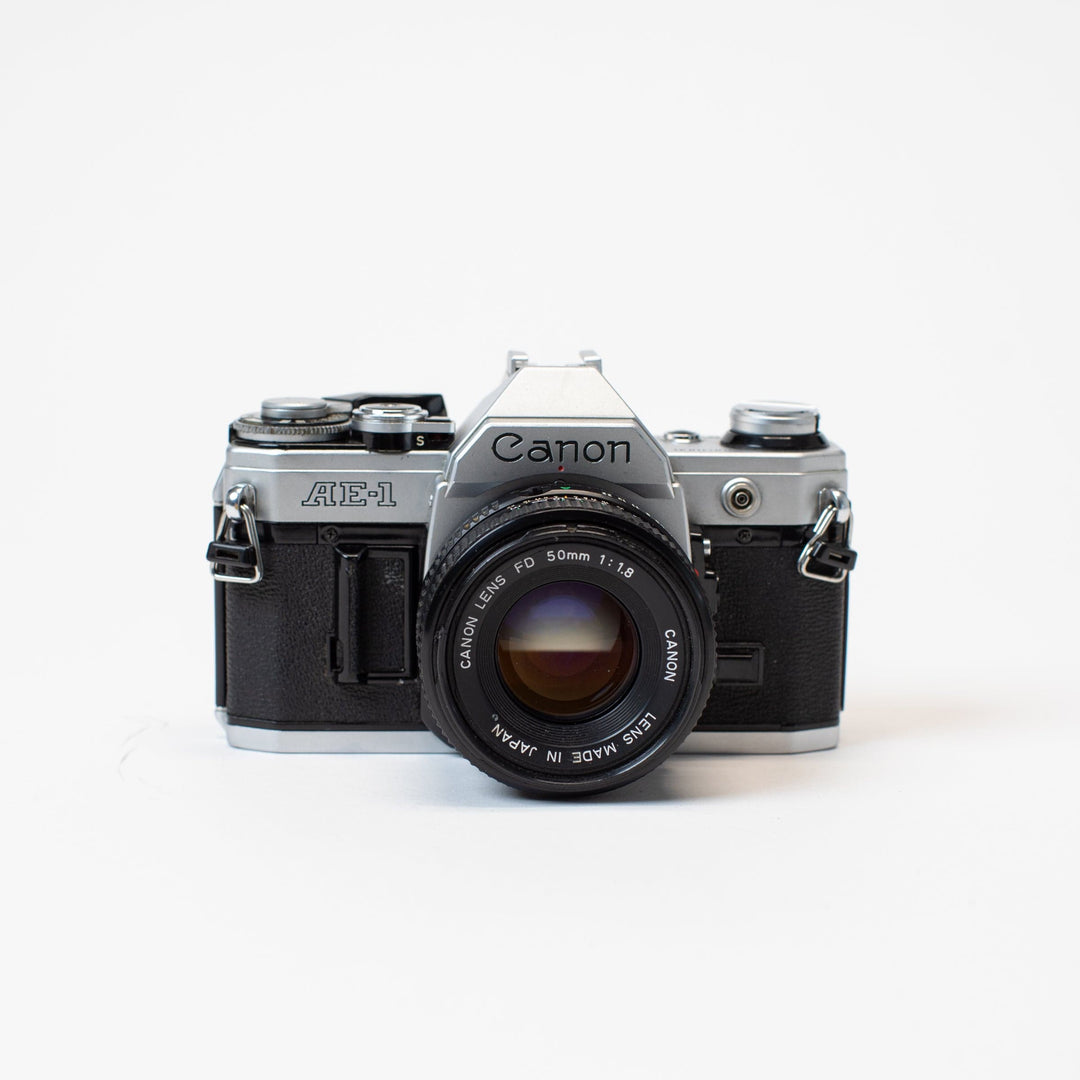 Canon AE-1 Program with 50mm f/1.8 FD Lens no. 1561066