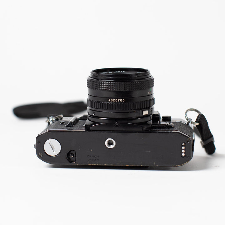 Canon A-1 with 50mm f/1.8 FD Lens, recent CLA!