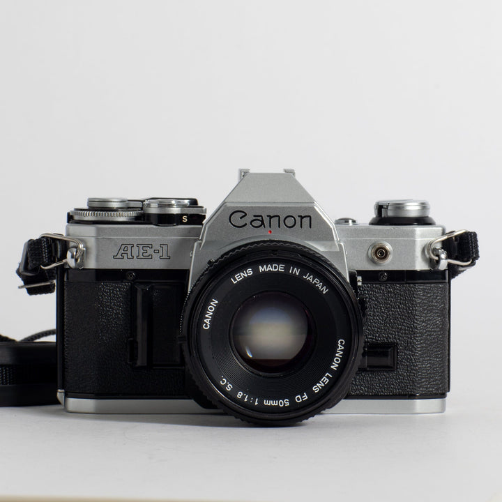 Canon AE-1 with 50mm FD f/1.8 S.C., recent CLA!