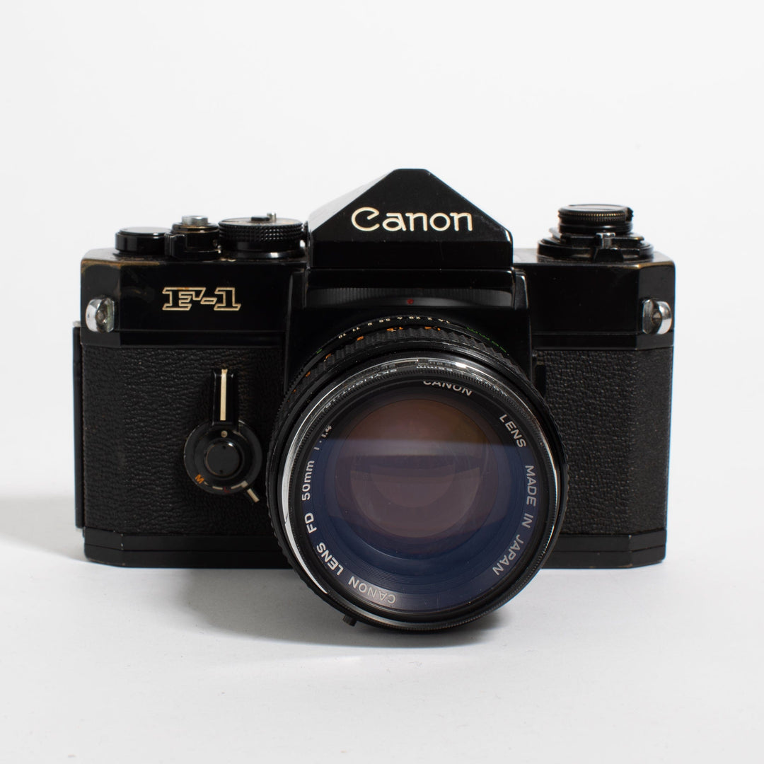 Canon F-1 with FD 50mm f/1.4 lens, body no. 312665