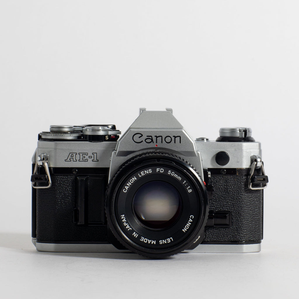 Canon AE-1 with 50mm FD f/1.8, body 3245757, recent CLA! – Film 