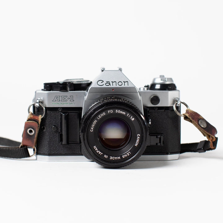 Canon AE-1 Program with 50mm f/1.8 FD Lens no. 3969754