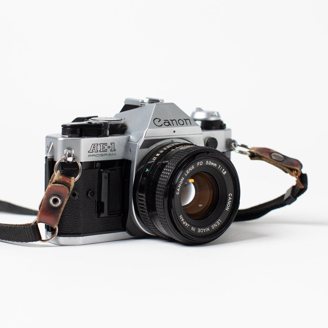Canon AE-1 Program with 50mm f/1.8 FD Lens no. 3969754
