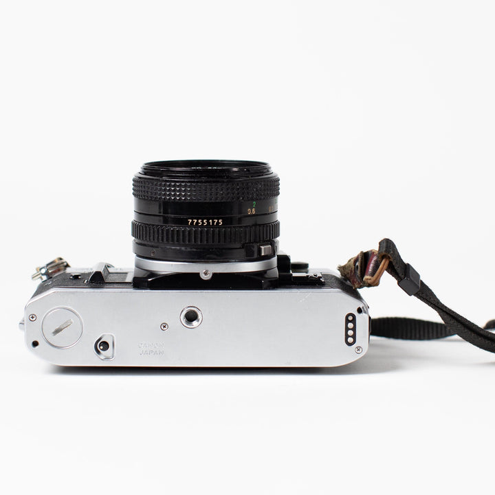 Canon AE-1 Program with 50mm f/1.8 FD Lens no. 3969754