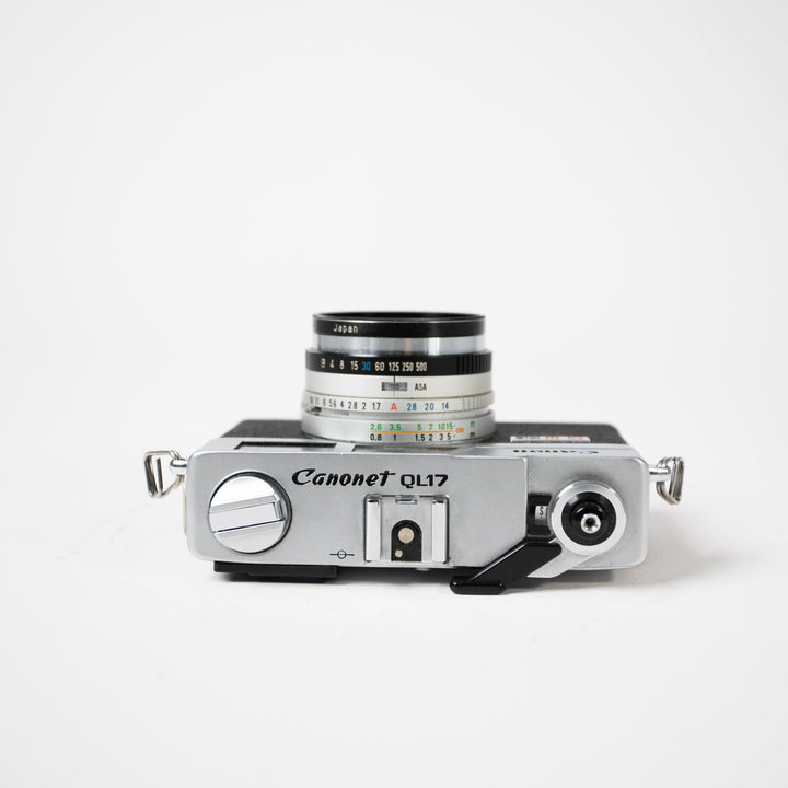 Canon Canonet QL17Giii with 40mm f/1.7, sn E42673