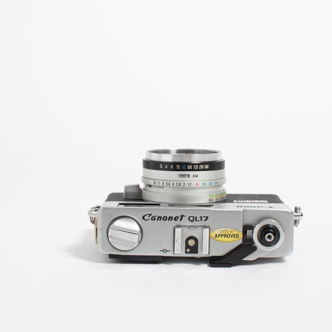 Canon Canonet QL17 GIII Chrome 35mm Rangefinder Camera with 40mm f/1.7