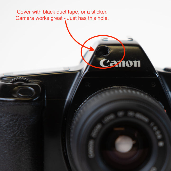 Canon EOS Rebel (bargain due to cosmetic damage, please read)