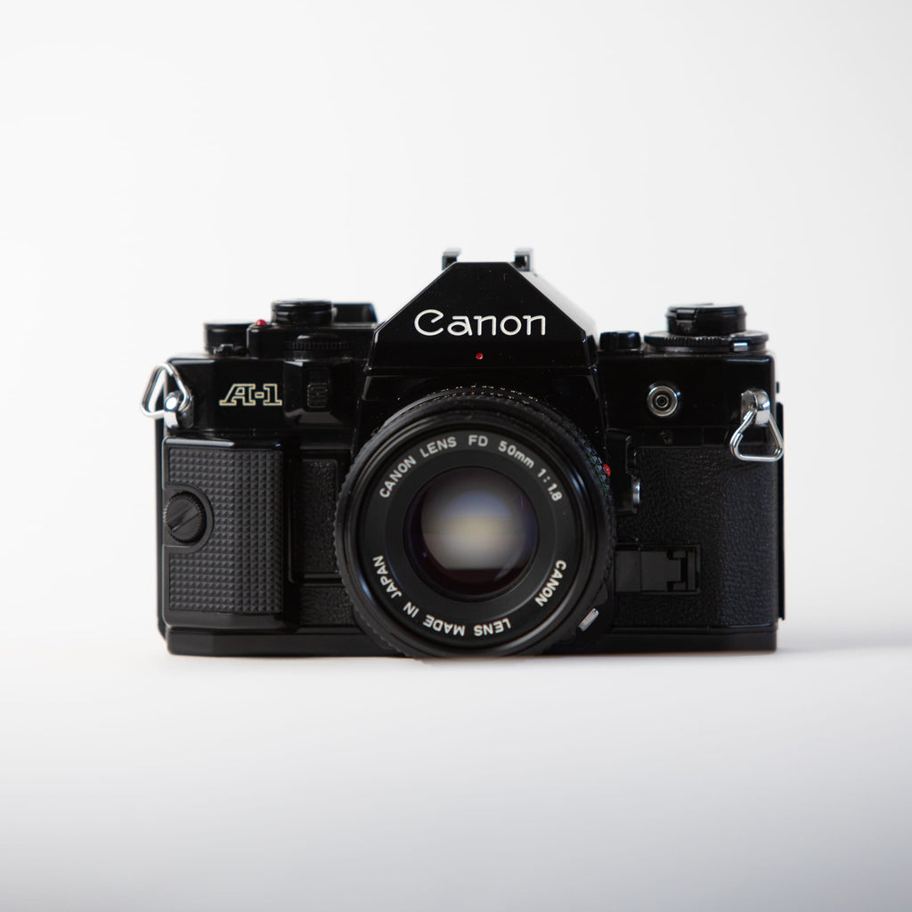 K421【アンティーク】Canon A-1 Canon A-1 with 50mm f/1.8 FD Lens, black finish – Film Supply Club