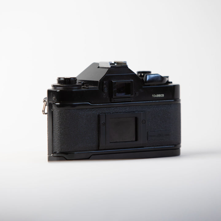 Canon A-1 with 50mm f/1.8 FD Lens, black finish