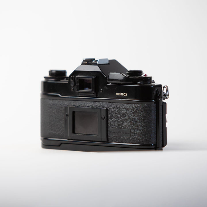 Canon A-1 with 50mm f/1.8 FD Lens, black finish