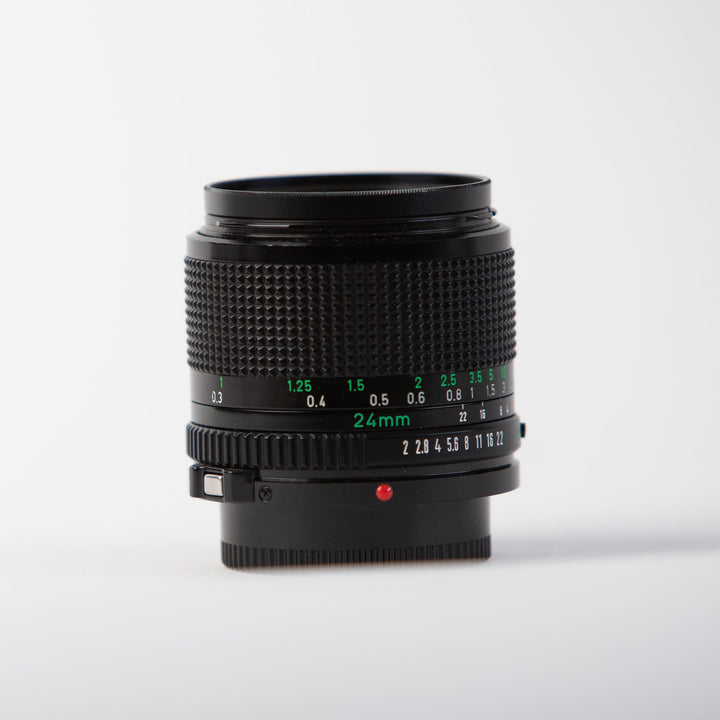Canon FD Mount 24mm f/2 Lens