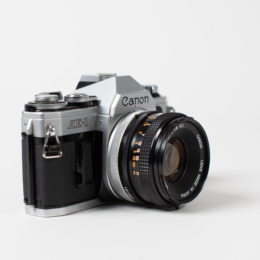 Canon AE-1 with 50mm FD f/1.8 S.C., body 1949148