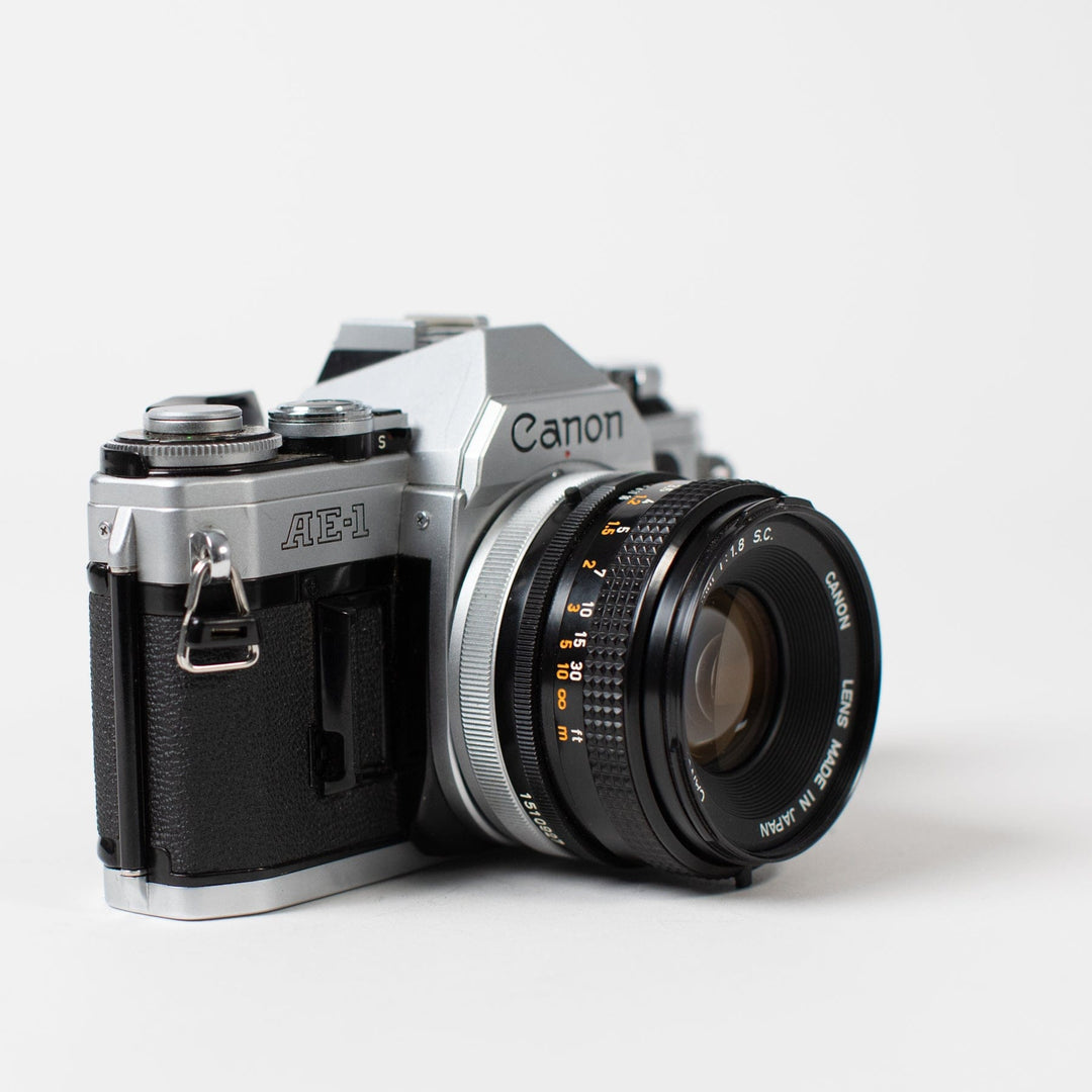 Canon AE-1 with 50mm FD f/1.8 S.C., body 1949148
