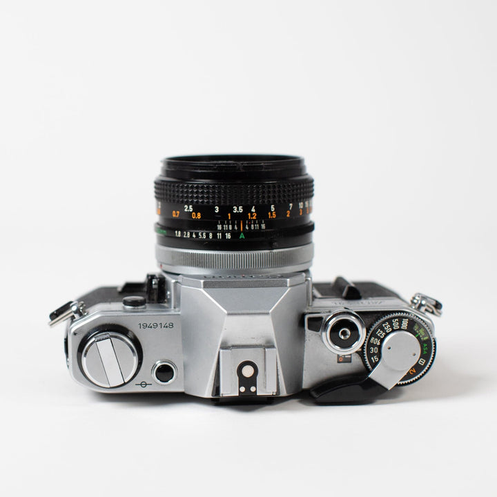 Canon AE-1 with 50mm FD f/1.8 S.C., body 1949148