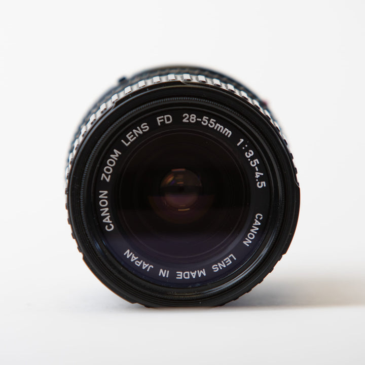 Canon FD 28-55mm lens, f/3.5-4.5