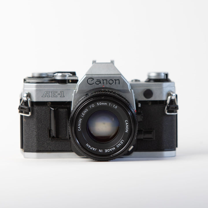 Canon AE-1 with 50mm FD f/1.8, body 3825679
