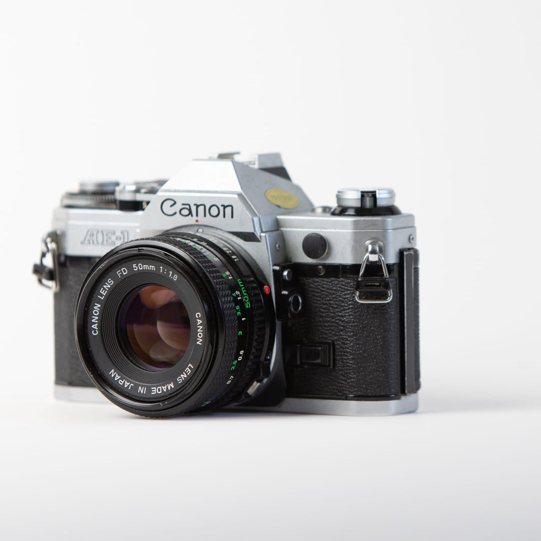 Canon AE-1 with 50mm FD f/1.8, body 3825679