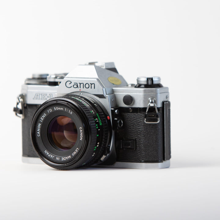 Canon AE-1 with 50mm FD f/1.8, body 3825679